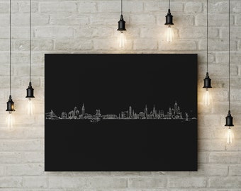 New York cityscape - Canvas print
