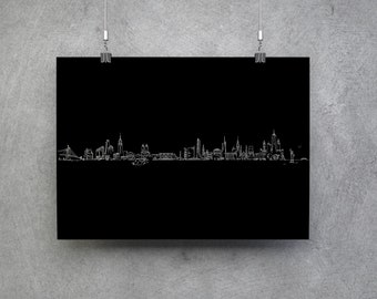New York cityscape - Paper print
