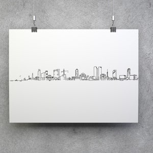 Tel Aviv skyline - Poster