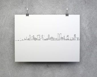 Tel Aviv skyline - Poster