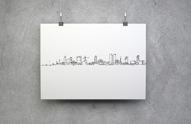 Tel Aviv skyline Poster image 1