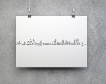 New York cityscape - Paper print