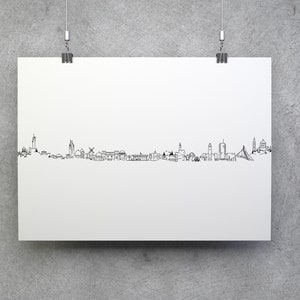 Jerusalem cityscape - Poster