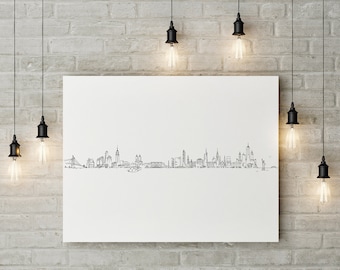 New York cityscape - Canvas print
