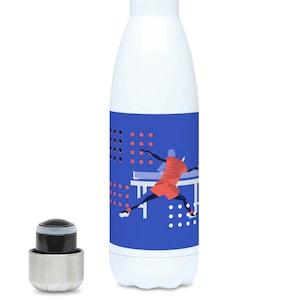Table tennis water bottle gift to personalise for a ping pong player or table tennis coach or table tennis Christmas or birthday gift