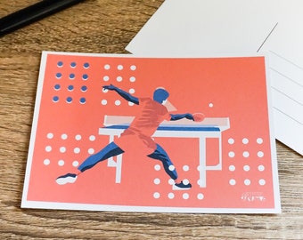 Ping Pong Card Etsy