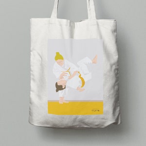 Frau Judo Tasche Geschenk für Mädchen Judo Spieler oder Judoka Trainer oder Judo Weihnachtsgeschenk oder Judo Geburtstagsgeschenk oder Tochter Judo Geschenk