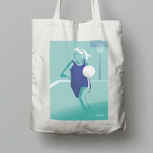 Frau Basketball Einkaufstasche Geschenk zur Personalisierung für Mädchen Basketball Spieler oder Trainer oder Basketball Weihnachtsgeschenk oder NBA Geburtstagsgeschenk