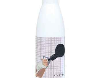 Athletics hammer throw insulated water bottle to personalise for athletics gift or athletics coach or athletics christmas birthday gift