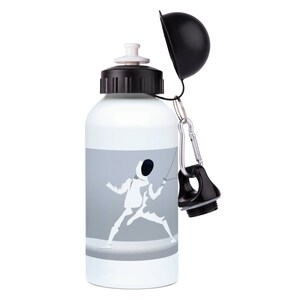 Fencing aluminium water bottle to personalise for fencing gift or father day or mother day or christmas
