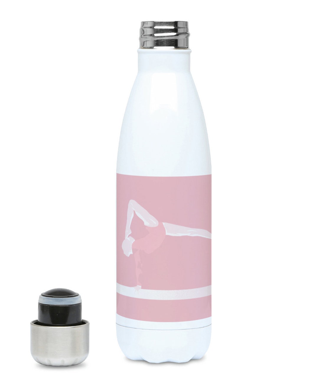 Gymnastics Water Bottle Gift to Personalise in Pink for a Girl - Etsy