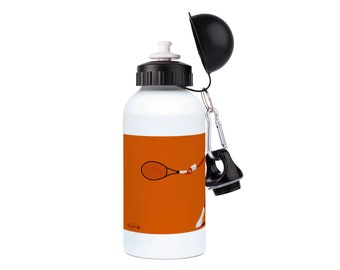 Personalized Tennis Water Bottle: Tennis Inspired Aluminium Bottle