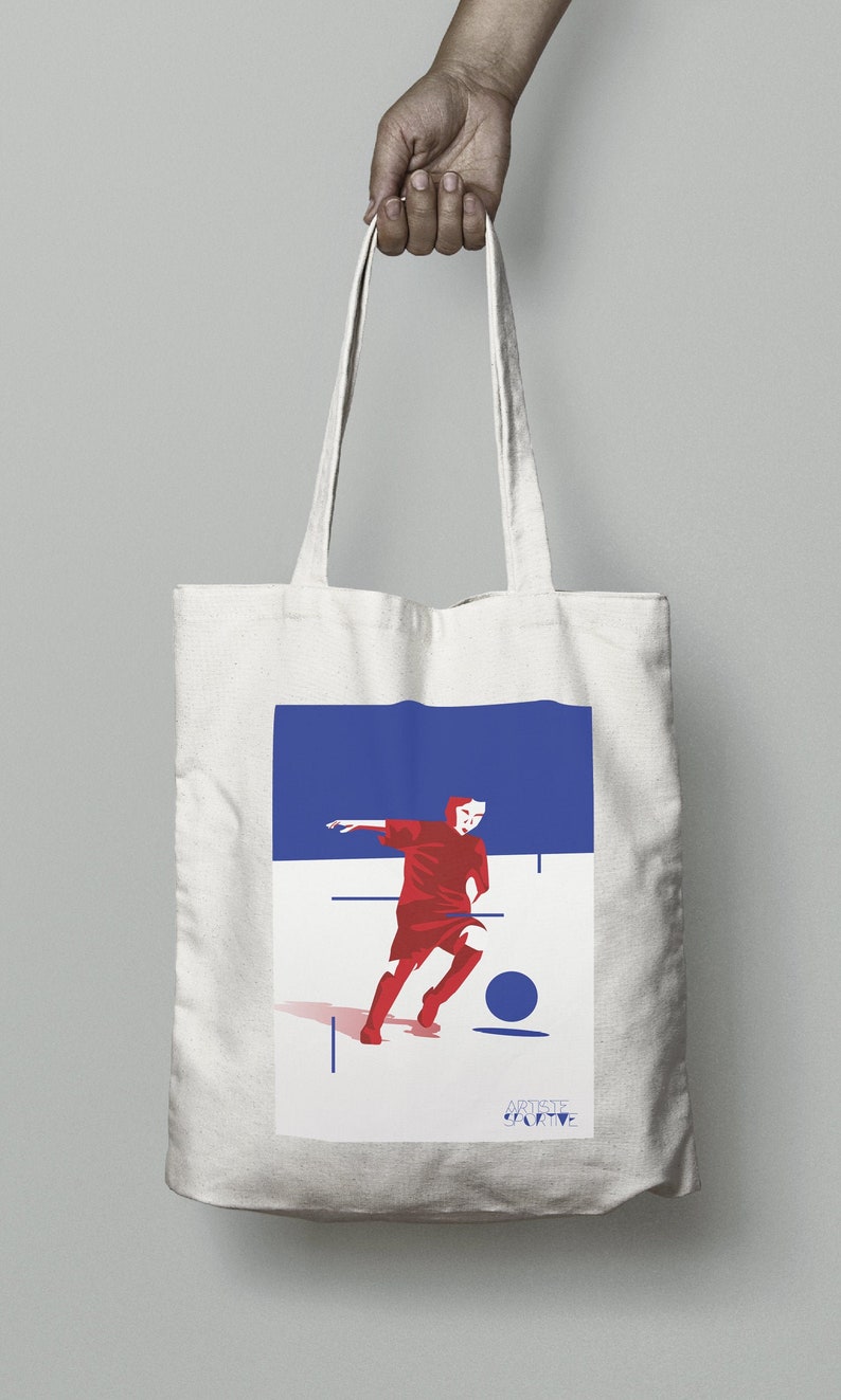 Football Tote Bag Gift to Personalise for a Boy or Teen Soccer Etsy