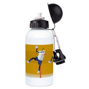 Handball aluminium water bottle to personalise for handball gift or father day or mother day or christmas