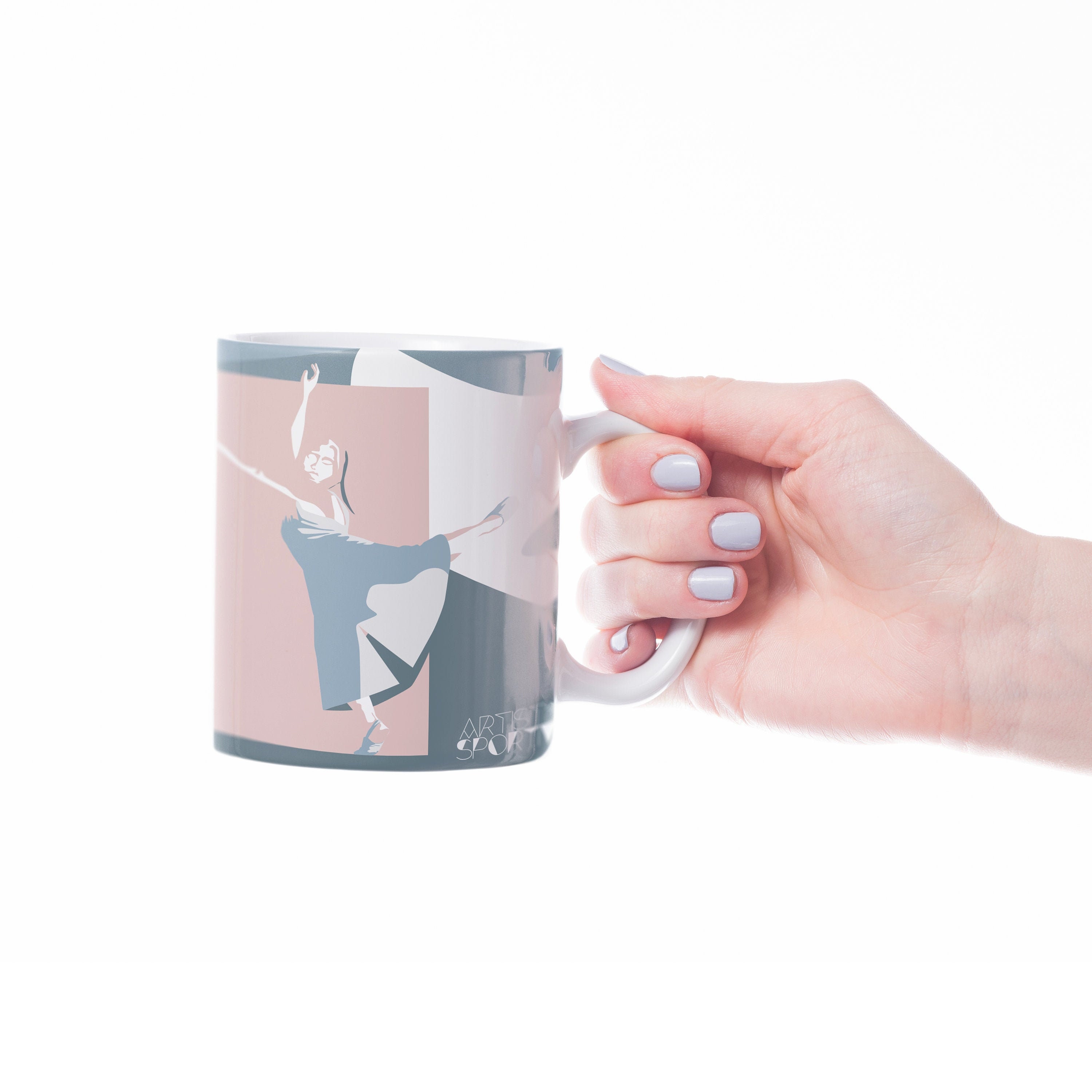 Cadeau de Tasse Danse Pour Personnaliser La Femme ou L'entraîneur Contemporain Le Cadeau Noël d'anni