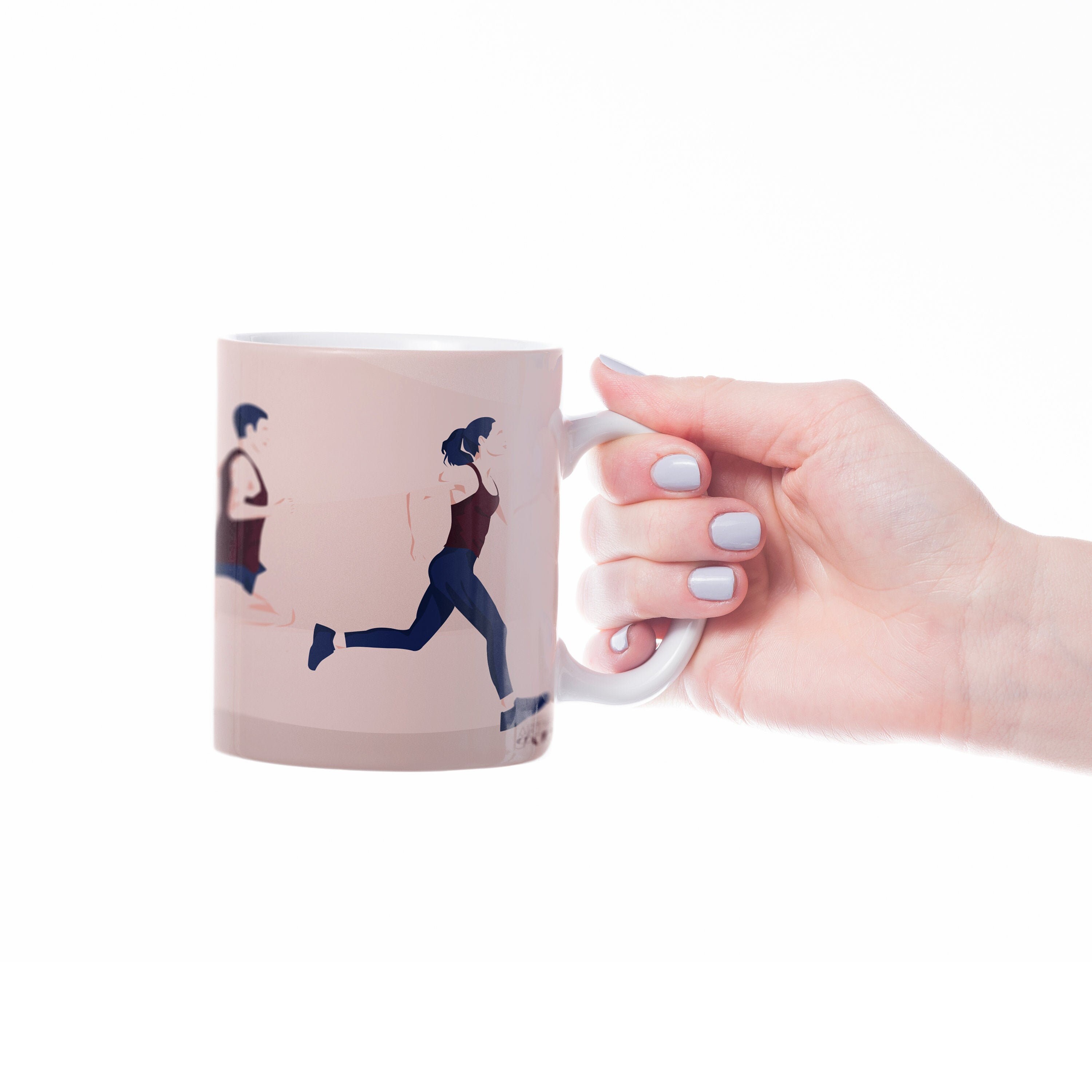 Cadeau de Tasse Course en Couple à Personnaliser Pour Un Coureur ou Joggeur d'entraîneur Cadeau Noël