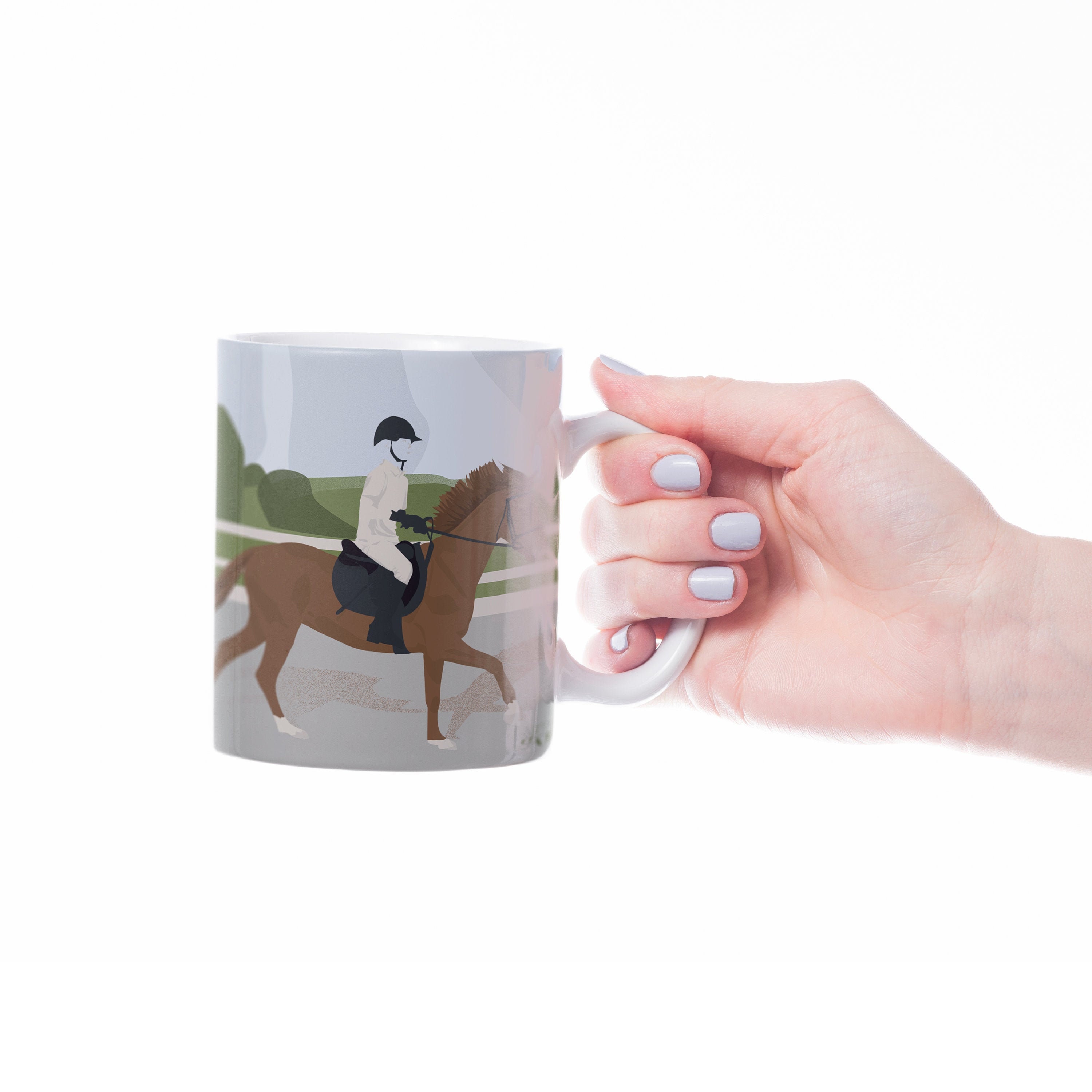 Cadeau de Tasse d'équitation à Personnaliser Pour Un Cavalier ou Entraîneur Cadeau d'anniversaire Ch