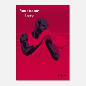 Boxing Poster – Personalised Gift for Boxers and Coaches, Boxing Christmas Gift, Boxing Birthday Present