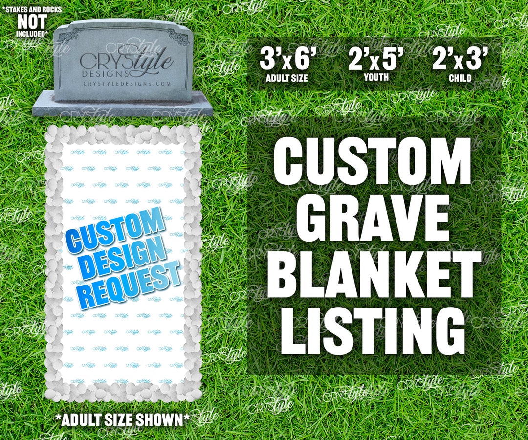Custom Design Grave Blanket Grave Decoration For Cemetery Memorial Il 1080xN.4195565208 4ufd