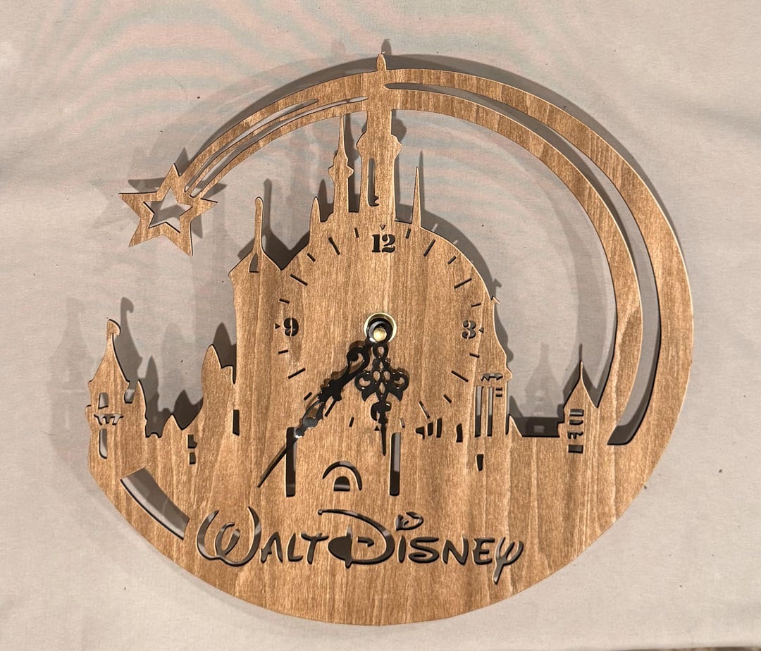 Disney Clock - 10 Inch - Wall Clock - Etsy