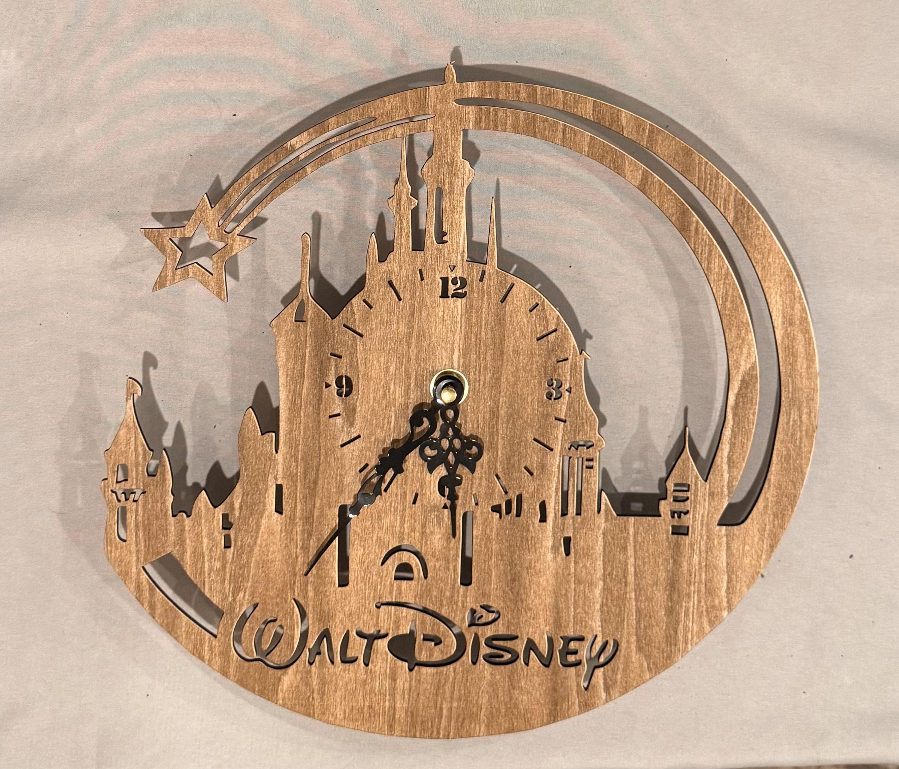 Disney Clock - 10 Inch - Wall Clock - Etsy