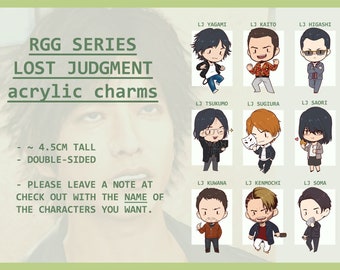 YKZ - Lost Judgment - RGG Characters acrylic charms