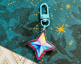 Genshin Impact - Primogem rainbow acrylic charm