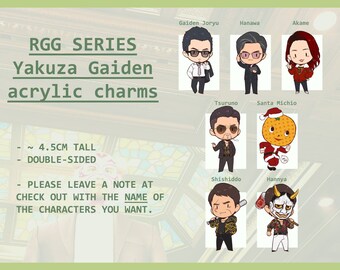 YKZ GAIDEN - RGG Characters acrylic charms