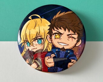 XB3 - Shulk and Rex button