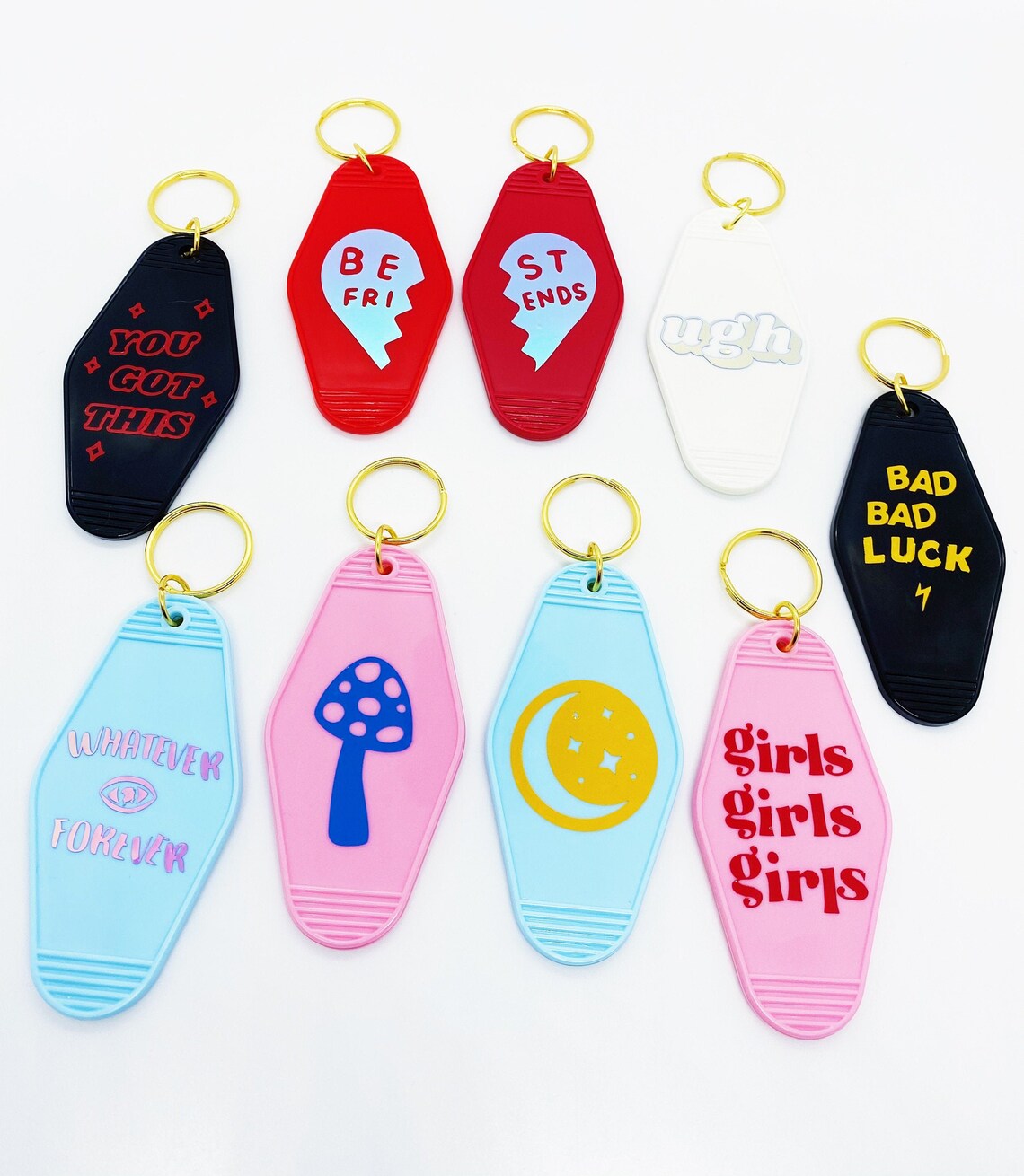 Motel Style Keychains Hotel Keychain Vintage Hotel Keychain Etsy