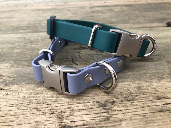 Custom 3/4” adjustable biothane side release buckle collar, quick release collar, adjustable collar, dog collar, biothane collar