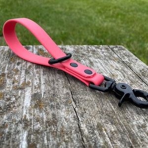 Shorty - 3/4” biothane traffic handle,  traffic leash,  grab leash,  grab handle,