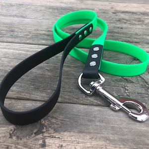 Deluxe Walker - Custom 3/4” Biothane dog leash, 2 color dog leash, Biothane lead,  water proof dog leash