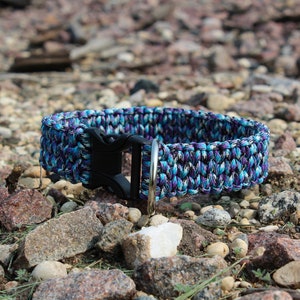 Mountaineer - Custom 1.5” Paracord dog collar, martingale collar, limited slip collar, buckle collar, Unique Collars,