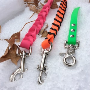 Custom 3/4” biothane training tab,  water proof tab,  biothane hunting tab, braided dog tab, fusion tab