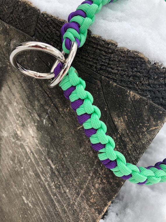 Custom Paracord Slip Collar Dog Training Collar Etsy