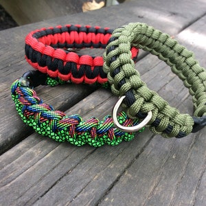 Custom paracord breakaway cat collar.  Scratch proof cat collar