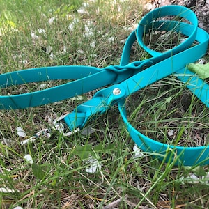 The Tracker - Personalisierte geflochtene 3/4 ”Hundeleine, Biothane-Hundeleine, personalisierte Leine
