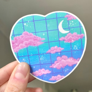 Pastel Vaporwave Sticker Synthwave Cloud Sticker Anime Sticker Ghibli Sticker Moon Sticker Clouds Sticker Stars Sticker Lofi Sticker