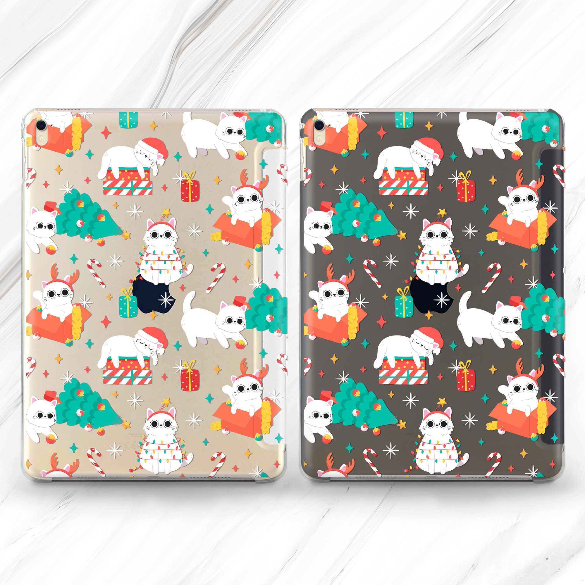Christmas Cat iPad Pro 12.9 2020 Case Cute Kitten iPad Mini 5 Etsy