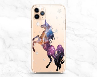 Cute Unicorn iPhone 15 Pro Max 14 13 12 X xr xs Fairy Tale Case Samsung S24 S23 S22 Plus Ultra FE Stars Kawaii Animals Google Pixel 8 7a 7 6