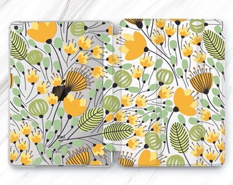 Gelbe Wildblumen iPad Pro 12.9 11 10.5 2022 Hülle Kamille iPad Mini 6 Blumen iPad Air 5 4 3 Natur iPad 9.7 10.2 10.9 10. Garten Blumen