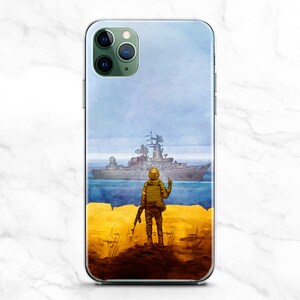 Ukraine Military Army Hülle iPhone 15 Pro Max 14 13 12 X xr xs Kriegsschiff Samsung S24 S23 S22 Ultra Plus FE Snake Island Pixel 8 7a 7 ZSU Cover Bild 4