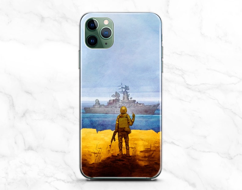 Ukraine Military Army Hülle iPhone 15 Pro Max 14 13 12 X xr xs Kriegsschiff Samsung S24 S23 S22 Ultra Plus FE Snake Island Pixel 8 7a 7 ZSU Cover Bild 4