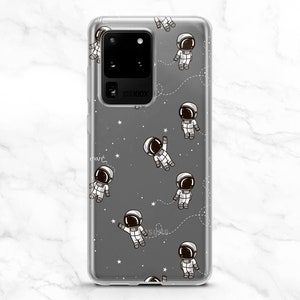 Сosmonaut Pattern iPhone 16 15 Pro 14 13 12 11 X case / Cute Space Samsung 24 23 22 21 Plus Ultra / Galaxy Astronaut Google Pixel 9 8 7 6 5