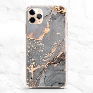 Alcohol Ink case iPhone 15 Pro Max 14 13 12 11 X xr xs Abstract texture Samsung S24 S23 S22 FE Ultra Plus Gold Marble Google Pixel 8 7a 6a 6