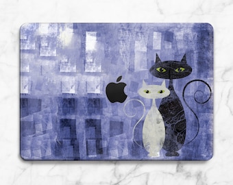 猫好きのためのMacBook Pro 16ケース / かわいい黒猫のMacカバー 猫好きのためのMacBook Pro 16ケース / かわいい黒猫のMacカバー