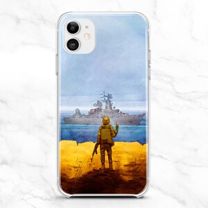 Ukraine Military Army Hülle iPhone 15 Pro Max 14 13 12 X xr xs Kriegsschiff Samsung S24 S23 S22 Ultra Plus FE Snake Island Pixel 8 7a 7 ZSU Cover Bild 5