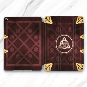 Étui pour iPad Magic Book Cover : conception de livre de sorts de sorcière