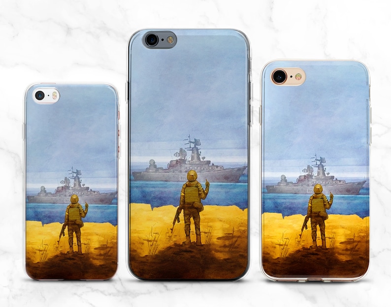 Ukraine Military Army Hülle iPhone 15 Pro Max 14 13 12 X xr xs Kriegsschiff Samsung S24 S23 S22 Ultra Plus FE Snake Island Pixel 8 7a 7 ZSU Cover Bild 7